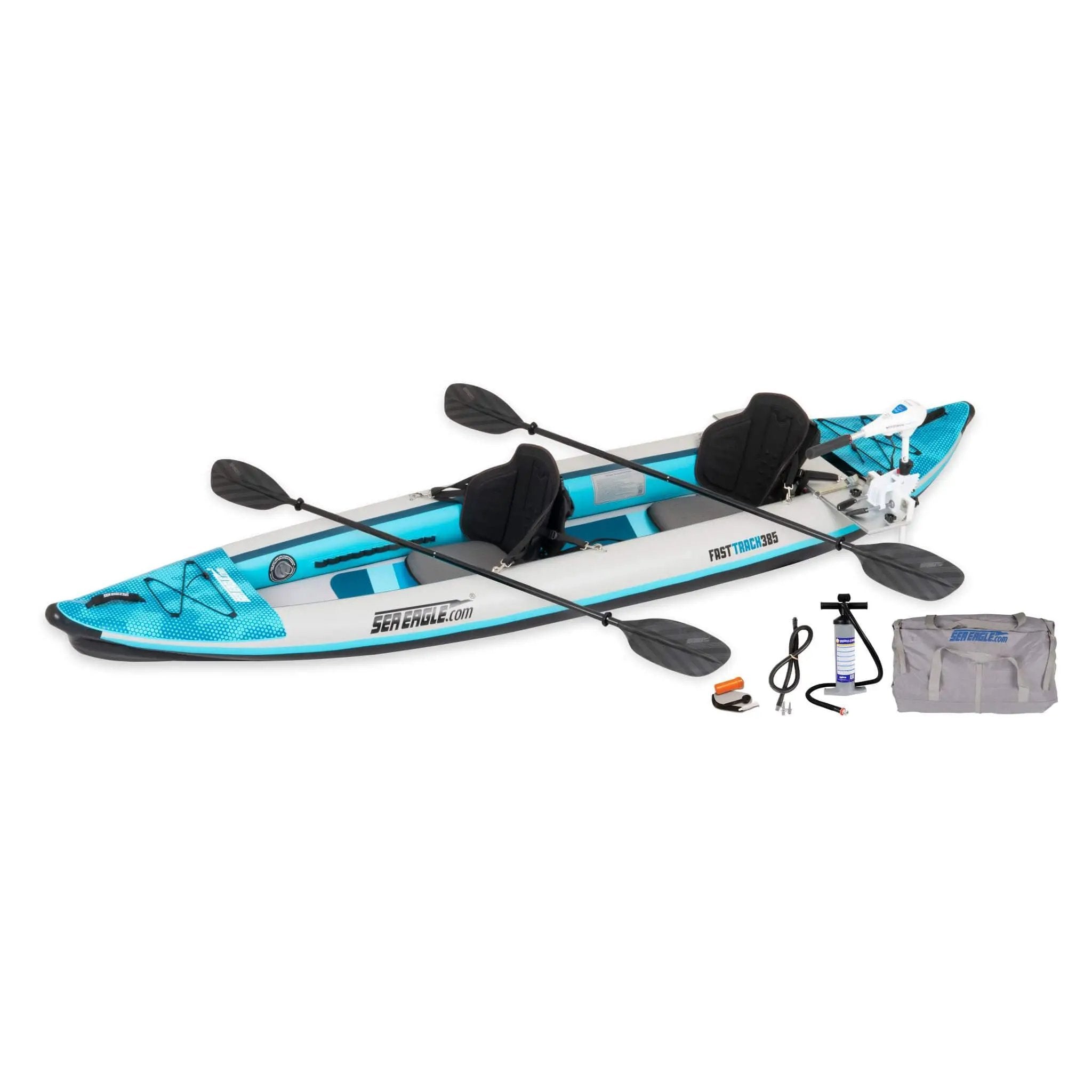 Sea Eagle 385FT FastTrack 12FT 2-Person V-Bottom Inflatable Kayak [385FTK] (SAK25086) by SAKSBY WHOLESALE