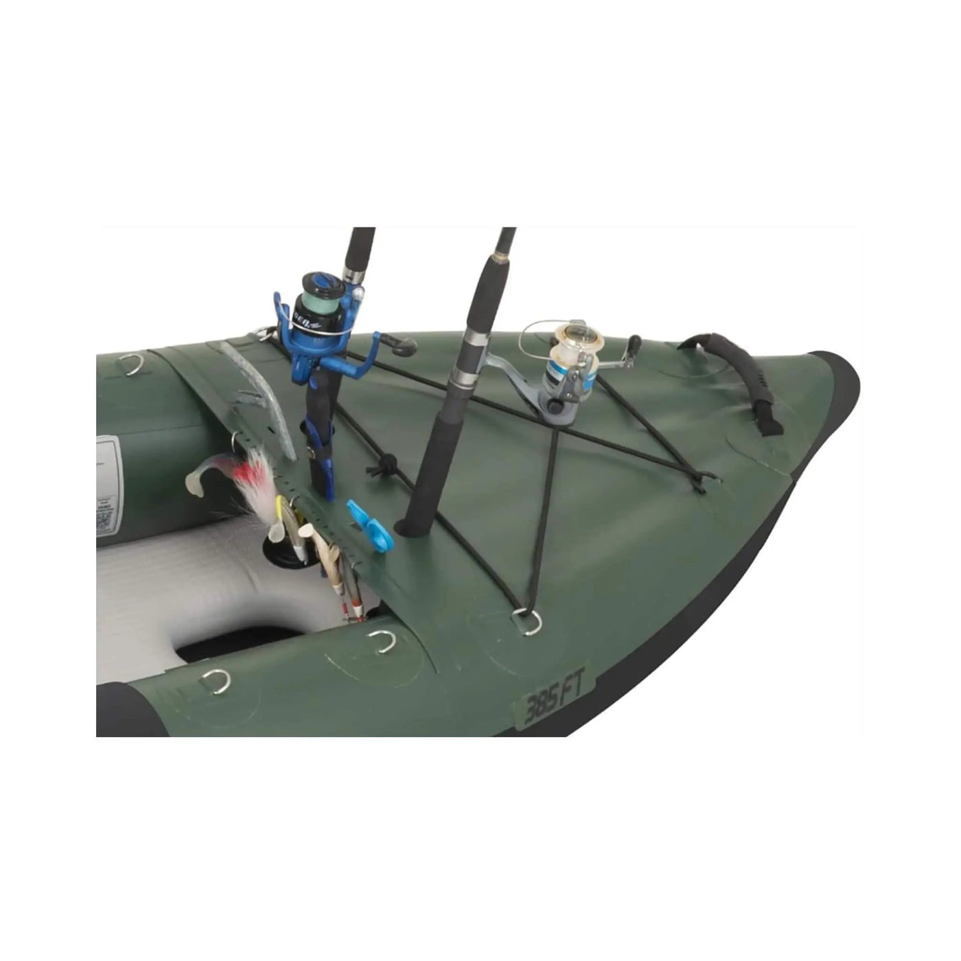 Sea Eagle 385FTA FastTrack 12FT 2- Persons Angler Inflatable Hunter Green Fishing Kayak [385FTAK] (SAK80139) by SAKSBY WHOLESALE