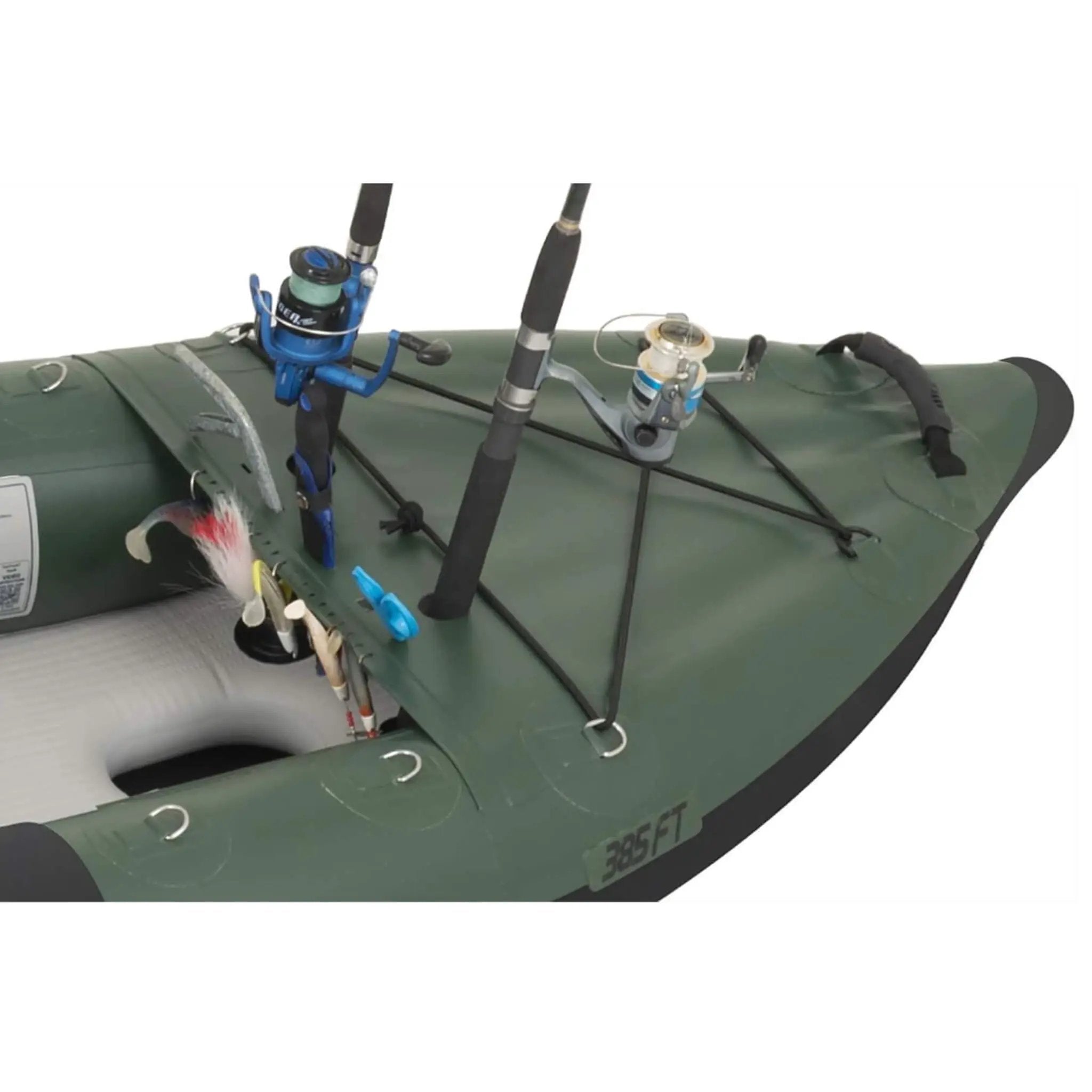 Sea Eagle 385FTA FastTrack 12FT 2- Persons Angler Inflatable Hunter Green Fishing Kayak [385FTAK] (SAK80139) by SAKSBY WHOLESALE