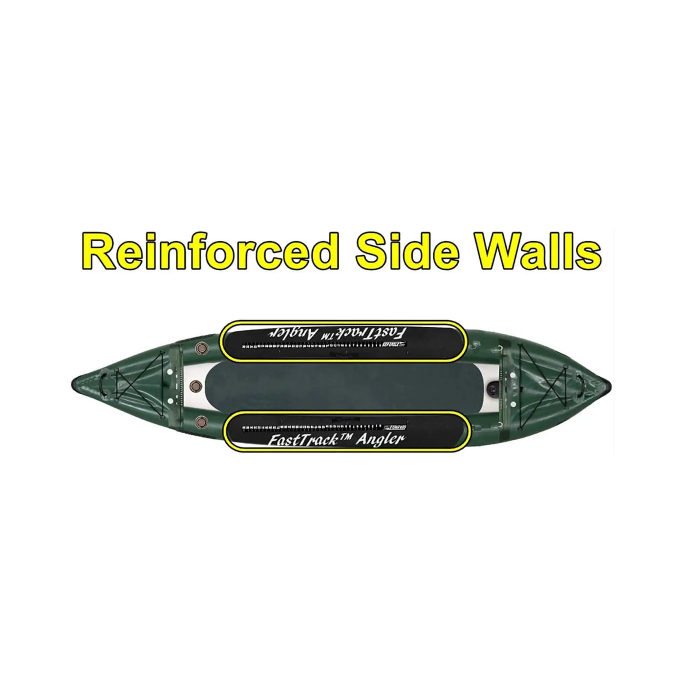 Sea Eagle 385FTA FastTrack 12FT 2- Persons Angler Inflatable Hunter Green Fishing Kayak [385FTAK] (SAK80139) by SAKSBY WHOLESALE