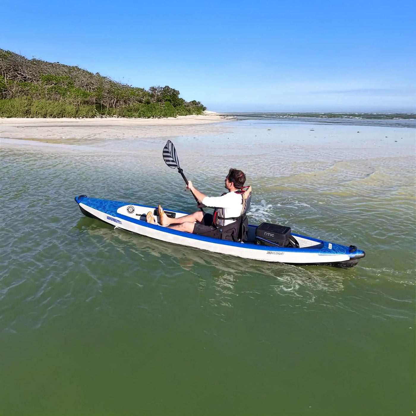 Sea Eagle 393RL RazorLite 1-Person Inflatable Lightweight Kayak With Adjustable Footrests [393RLK] (SAK13961) by SAKSBY WHOLESALE