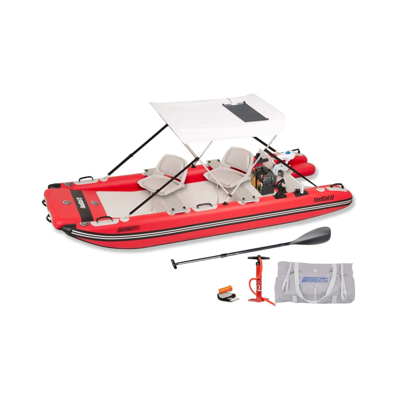 Sea Eagle Boats FastCat12™ Catamaran Inflatable Boat, 13FT [FASTCAT12K] (SAK29684) by SAKSBY WHOLESALE