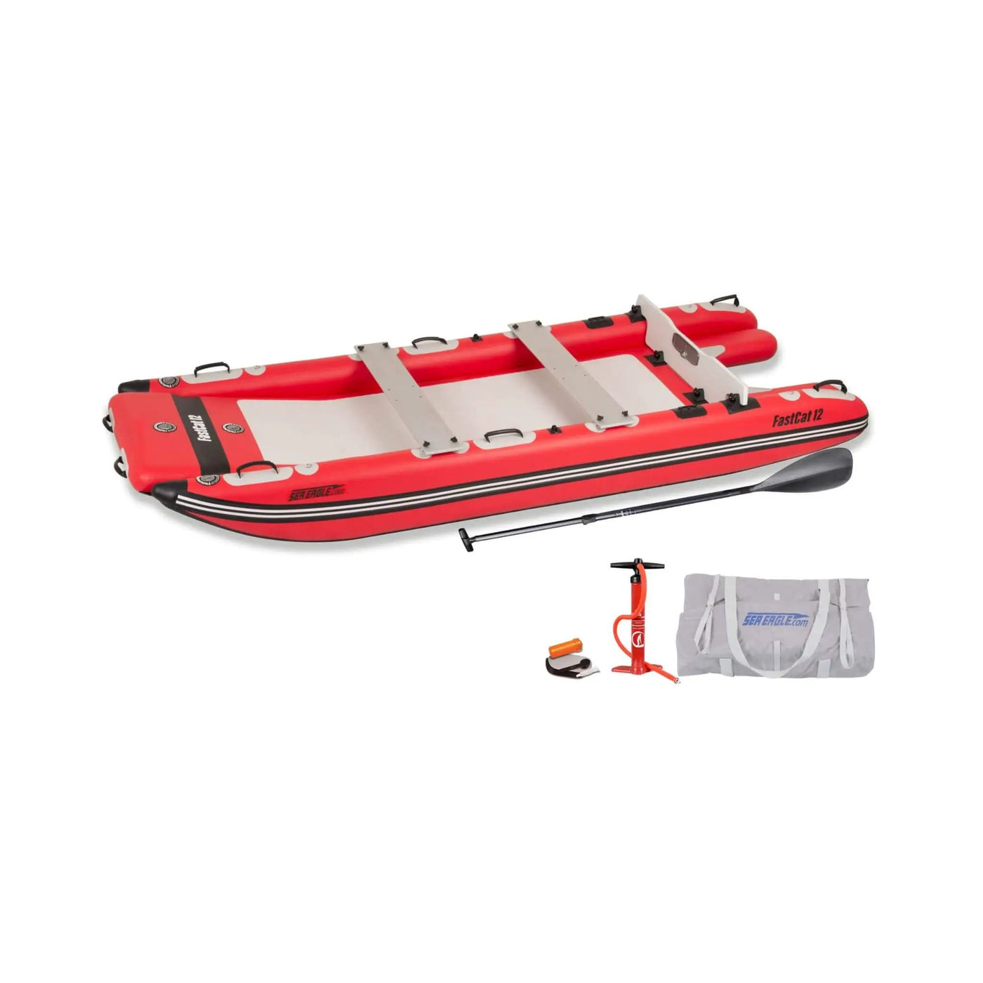 Sea Eagle Boats FastCat12™ Catamaran Inflatable Boat, 13FT [FASTCAT12K] (SAK29684) by SAKSBY WHOLESALE