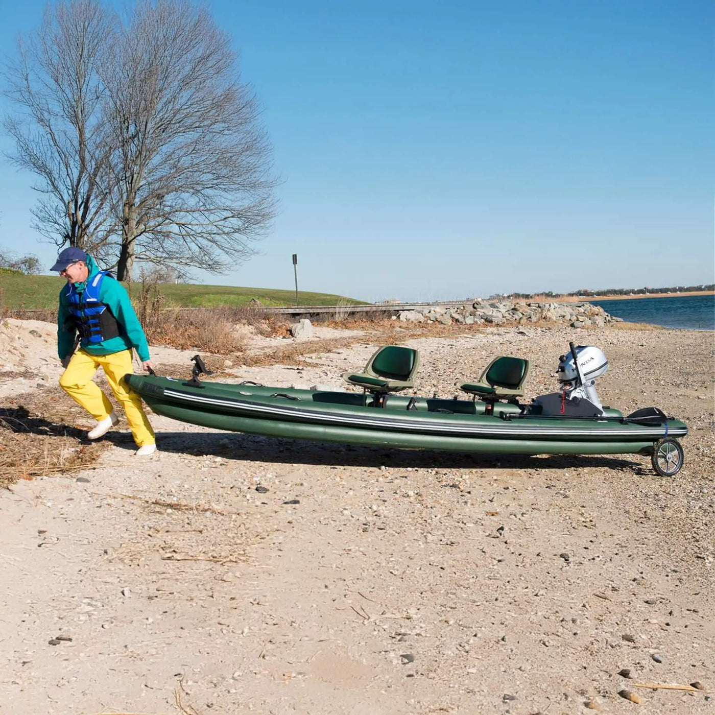 Sea Eagle Boats FSK16 FishSkiff™ Inflatable Fishing Boat, 16FT [FSK16K] (SAK57351) by SAKSBY WHOLESALE