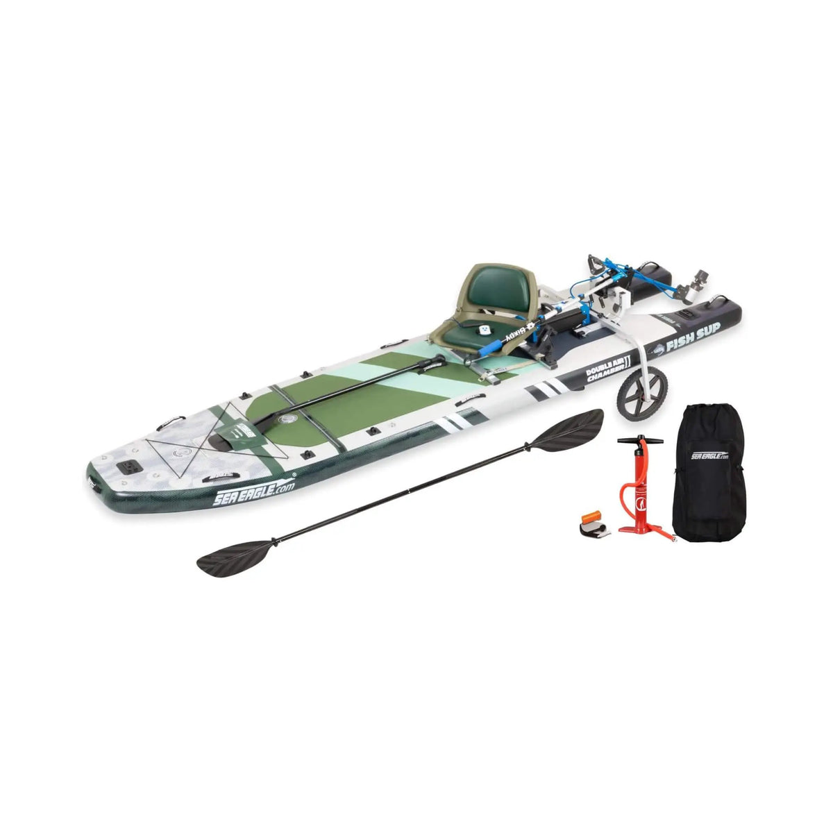 Sea Eagle FS1210 FishSUP 1-Person Inflatable Fishing Stand-Up Paddleboard [FS1210K] (SAK79218) by SAKSBY WHOLESALE