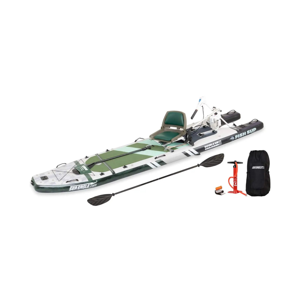 Sea Eagle FS1210 FishSUP 1-Person Inflatable Fishing Stand-Up Paddleboard [FS1210K] (SAK79218) by SAKSBY WHOLESALE