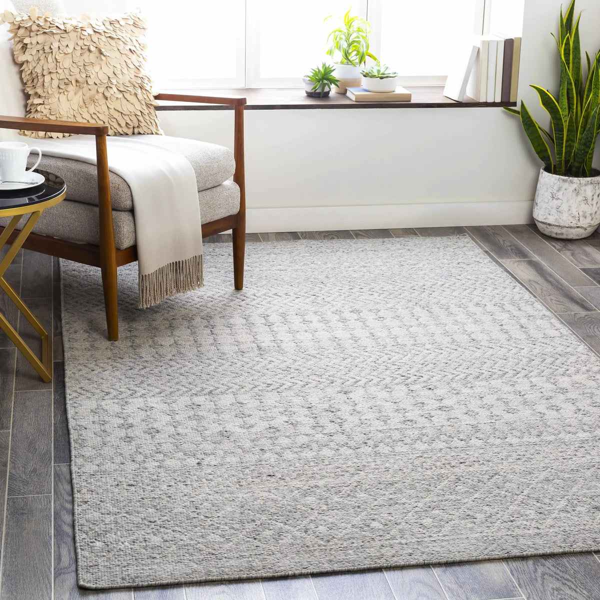 Seafield Rug - Clearance, installed in a room