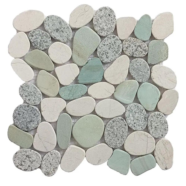 Seafrost Natural Pebble Mosaics 12x12