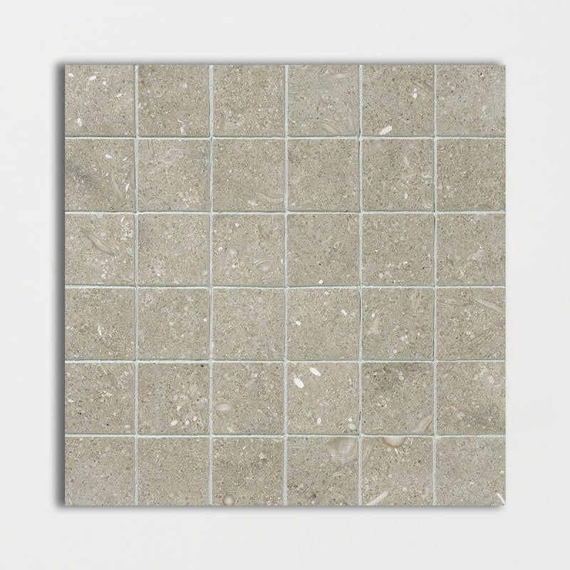Seagrass Honed 2x2 Limestone Mosaics 12x12 Limestone Honed 12x12 Mosaics