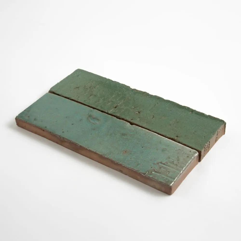 Seagreen Rustic Ceramic Tiles 2 3/4x9 3/4 by Stonetiledepot
