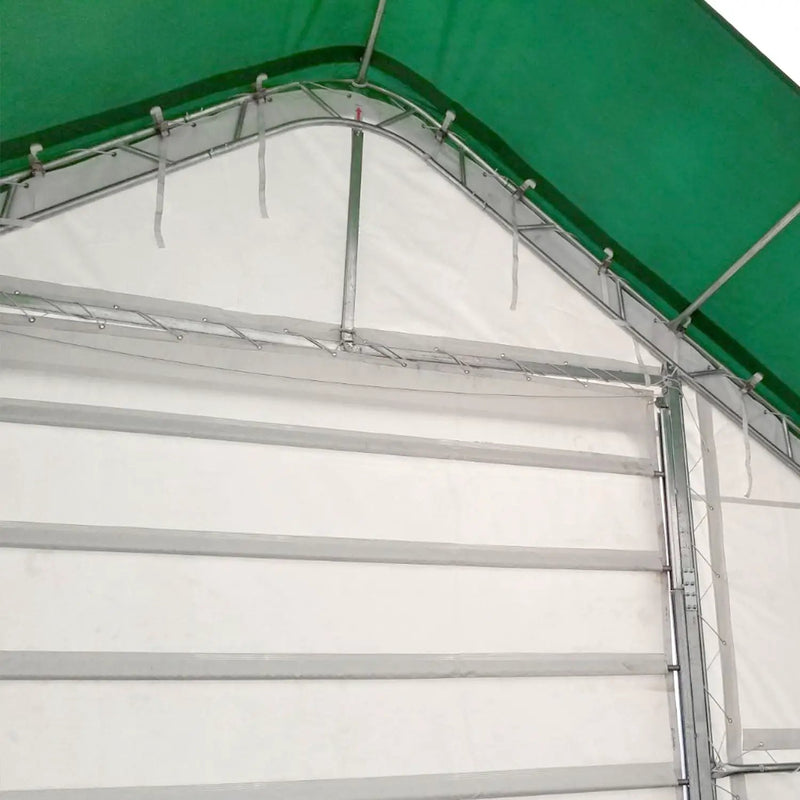 W40'xL80'xH21' Double Truss Storage Shelter, 10' Truss Spacing by Chery Industrial