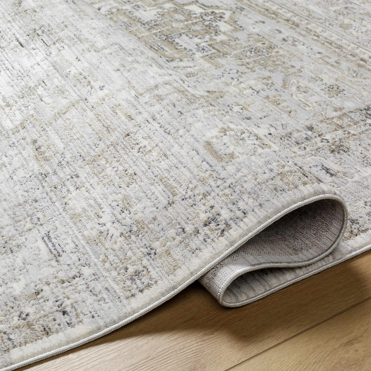 Kazou Gray Medallion Area Rug, photo 5 of 6