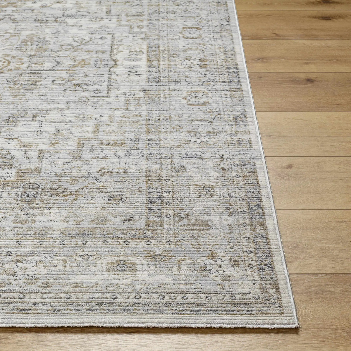Kazou Gray Medallion Area Rug, photo 3 of 6