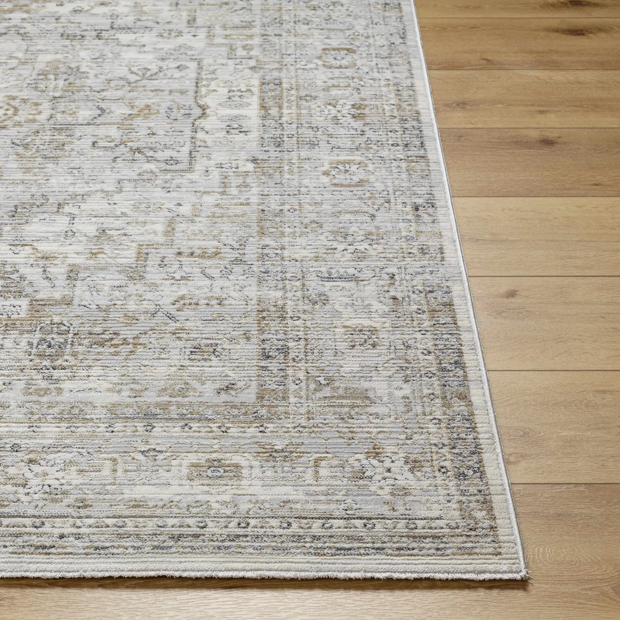 Kazou Gray Medallion Area Rug by Boutique Rugs