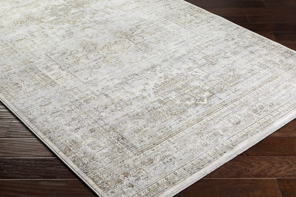 Kazou Gray Medallion Area Rug, photo 4 of 6