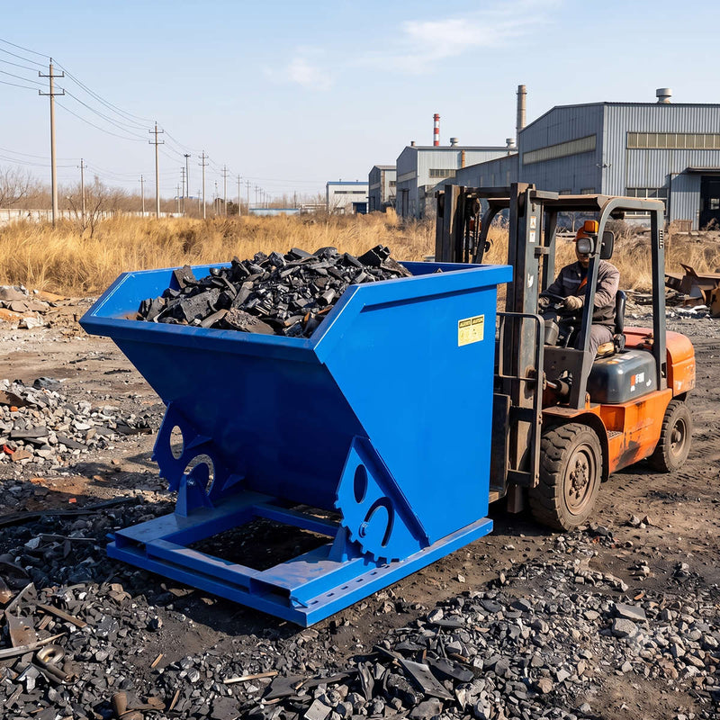 Greatbear Self Dumping Hopper - 1 Cubic Yard by Chery Industrial