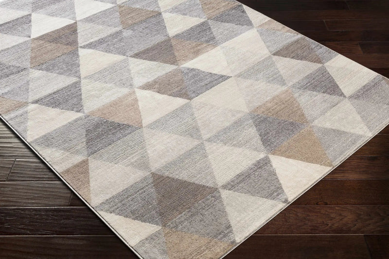 Sells Gray&Brown Triangles Area Carpet by Boutique Rugs
