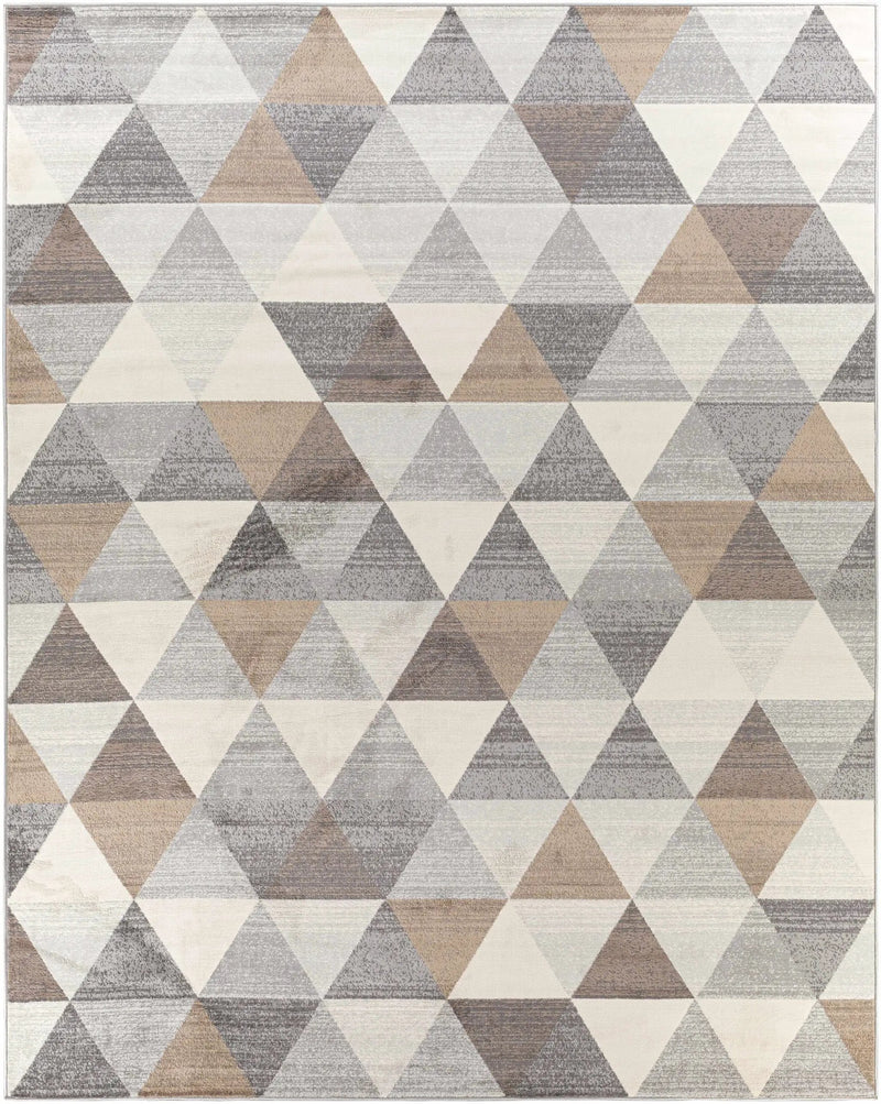 Sells Gray&Brown Triangles Area Carpet by Boutique Rugs