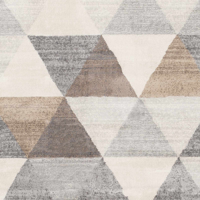 Sells Gray&Brown Triangles Area Carpet by Boutique Rugs