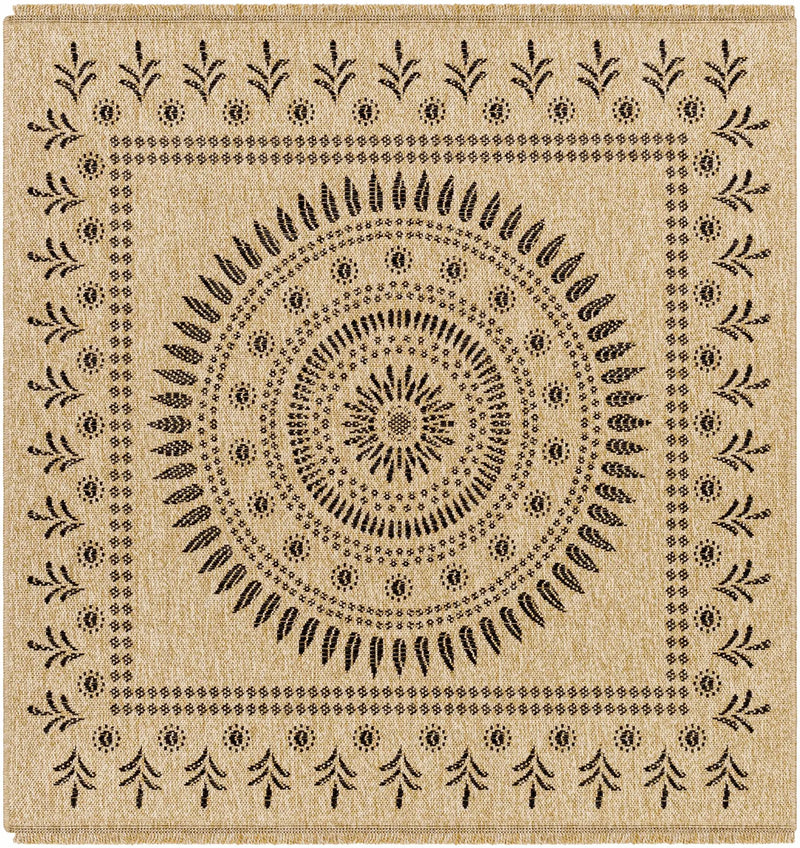Beata Round Faux Jute Outdoor Rug - Clearance by Boutique Rugs