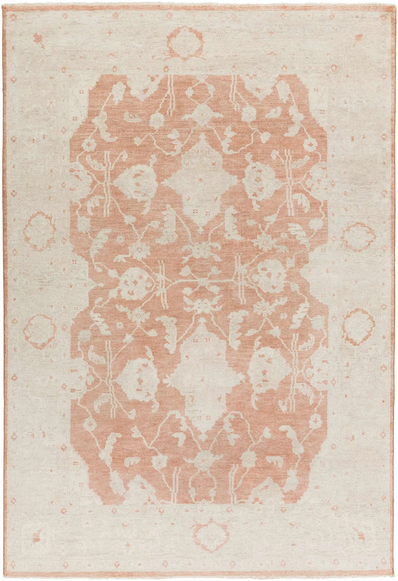 Seney Peach Area Rug - Clearance by Boutique Rugs