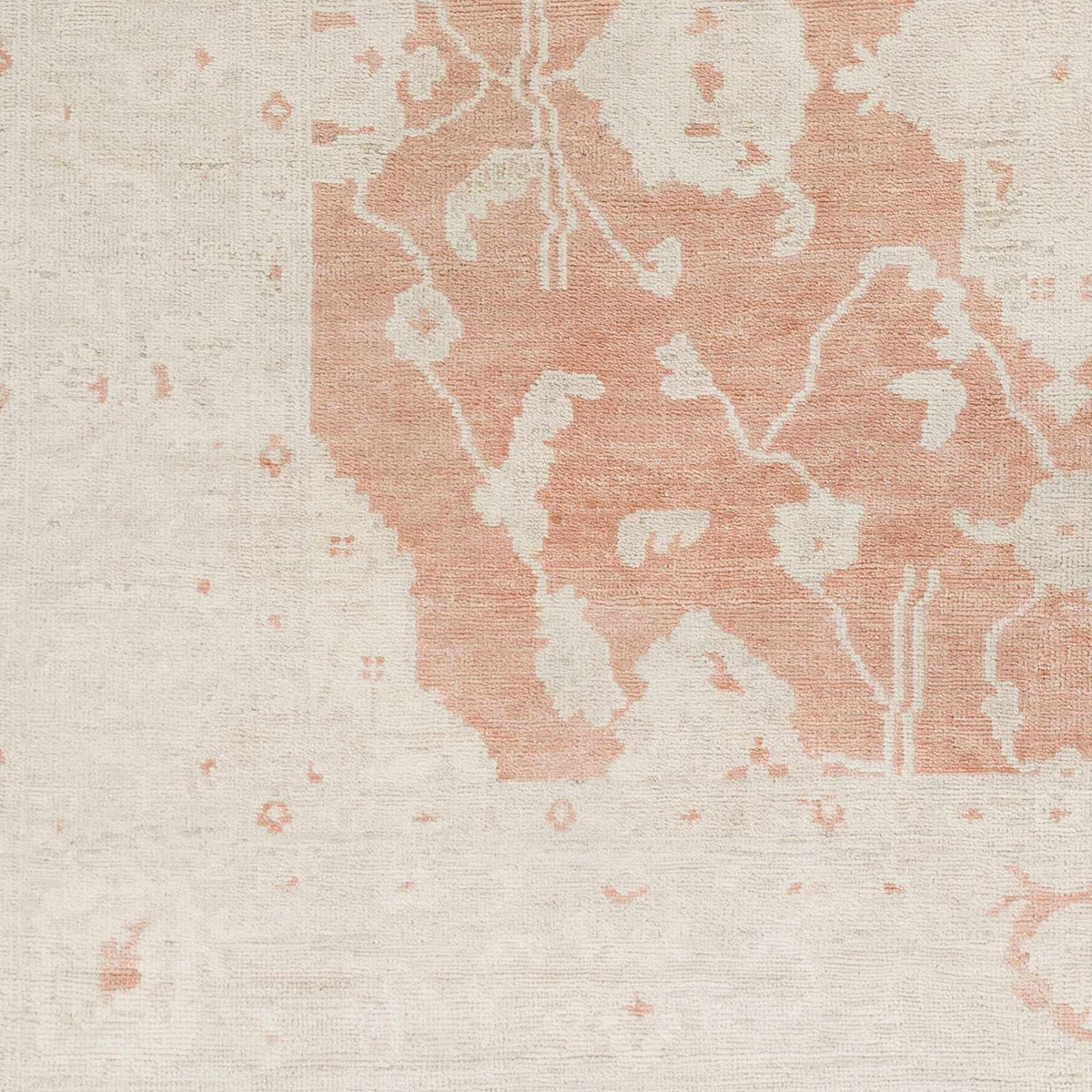 Seney Peach Area Rug - Clearance, sample swatch
