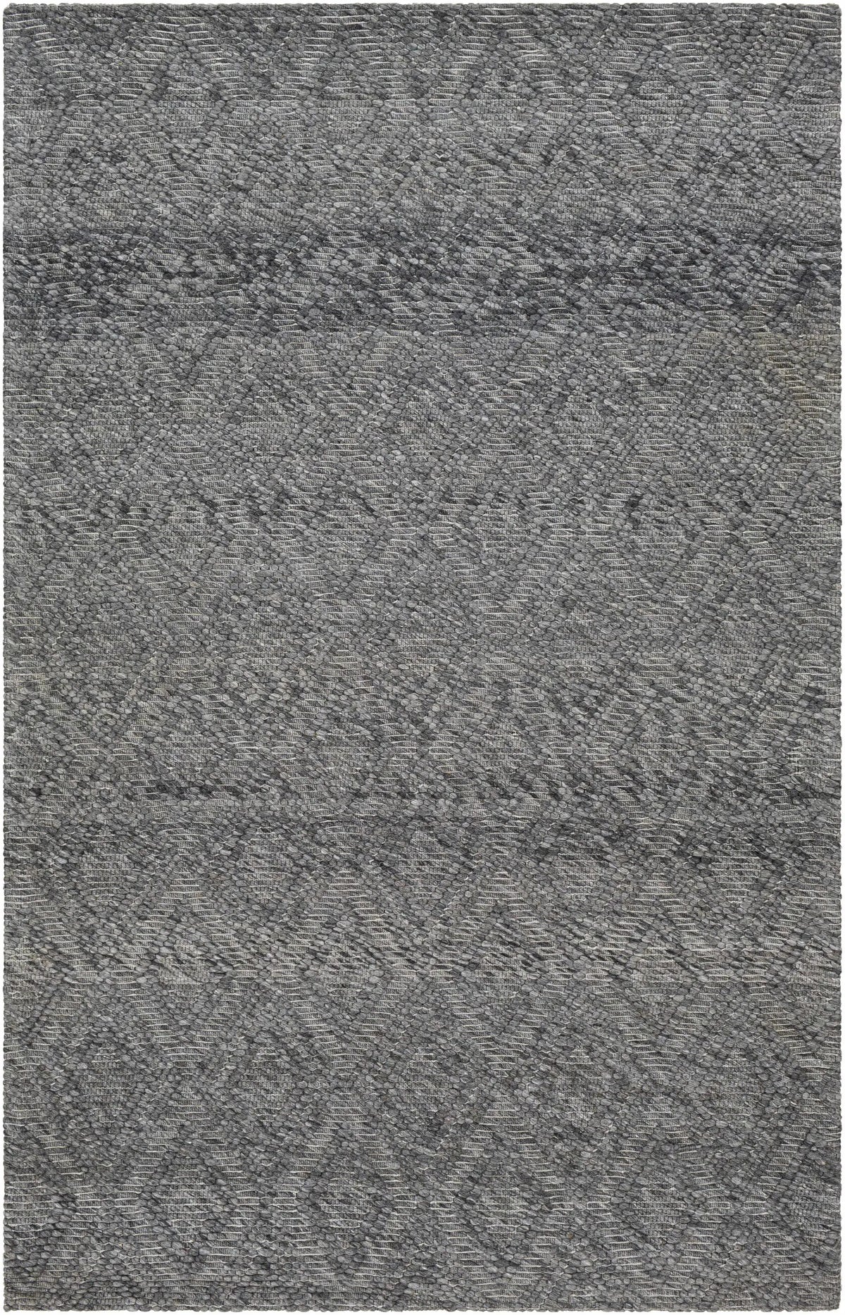 Kasib Dark Gray Hand Woven Area Rug - Clearance