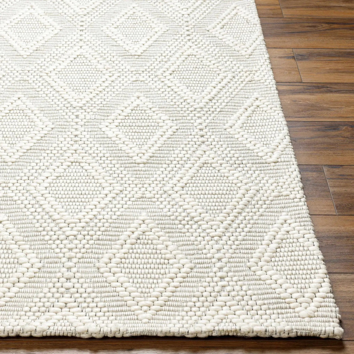 Kasib Cream Hand Woven Area Rug - Clearance, photo 3 of 6