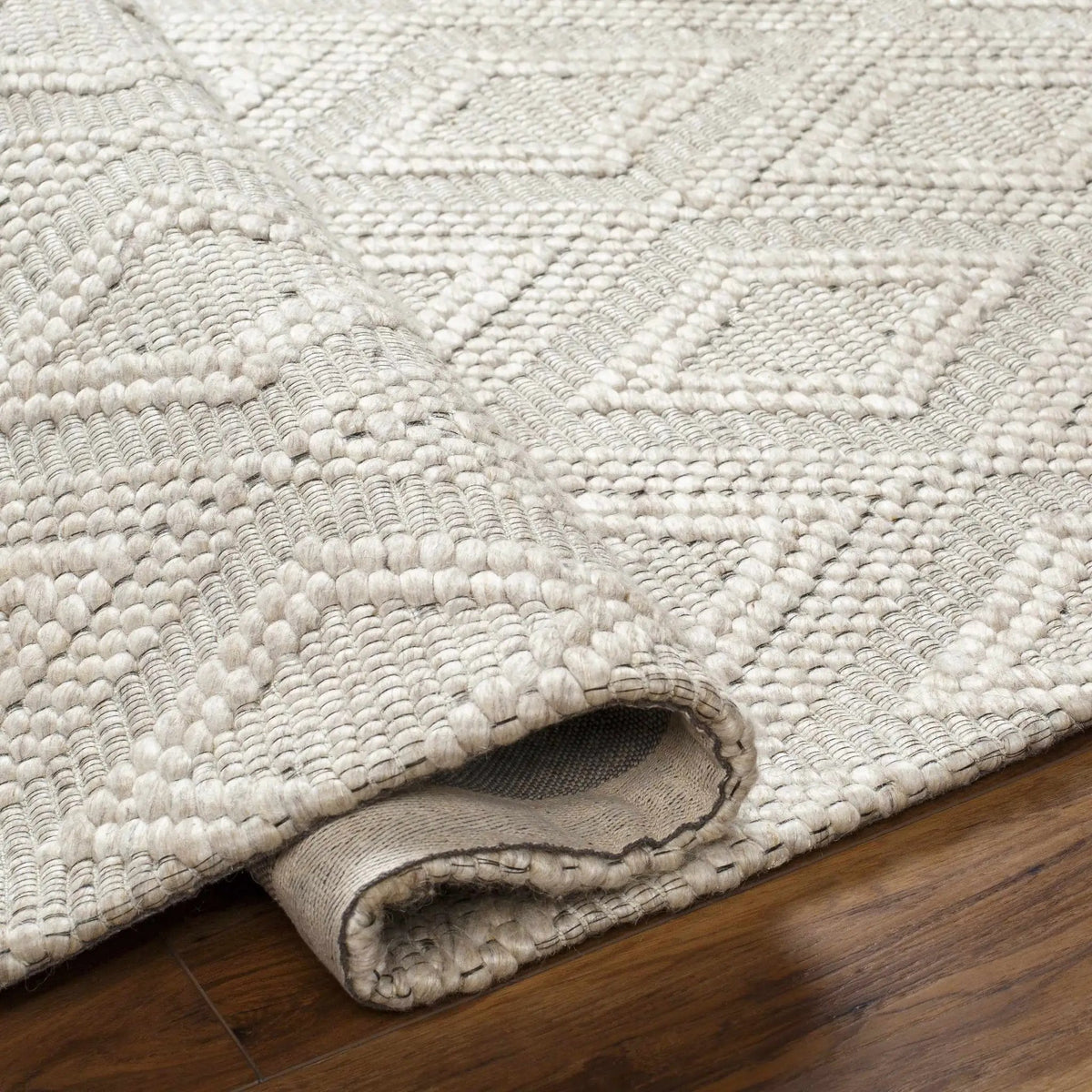 Kasib Beige Hand Woven Area Rug - Clearance, photo 5 of 6
