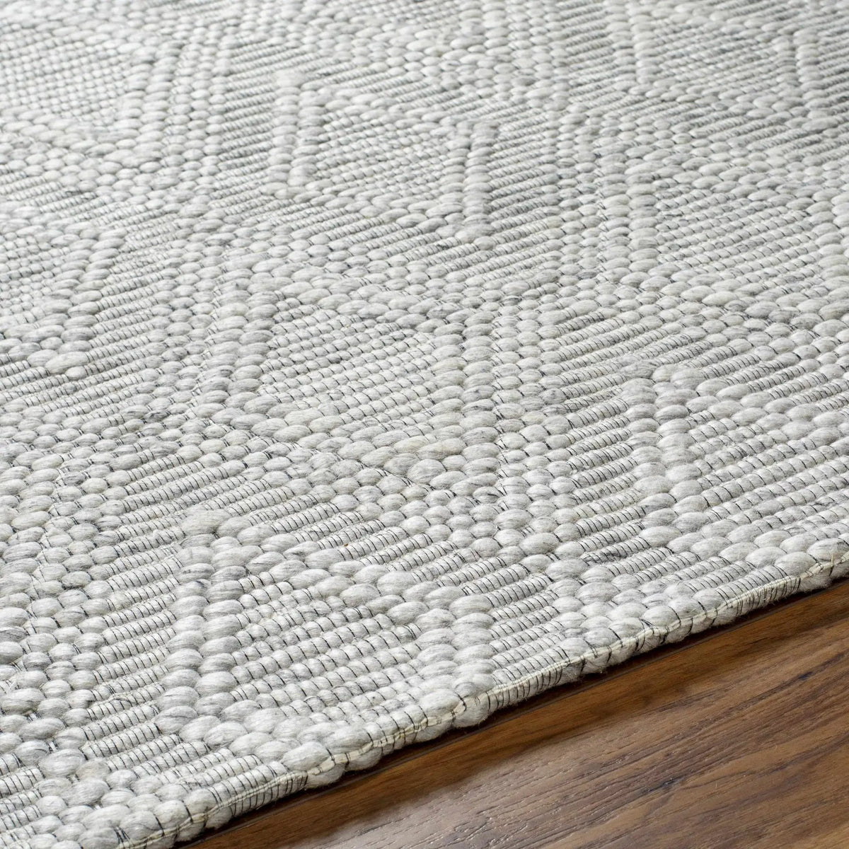 Kasib Gray Hand Woven Area Rug - Clearance, photo 6 of 6