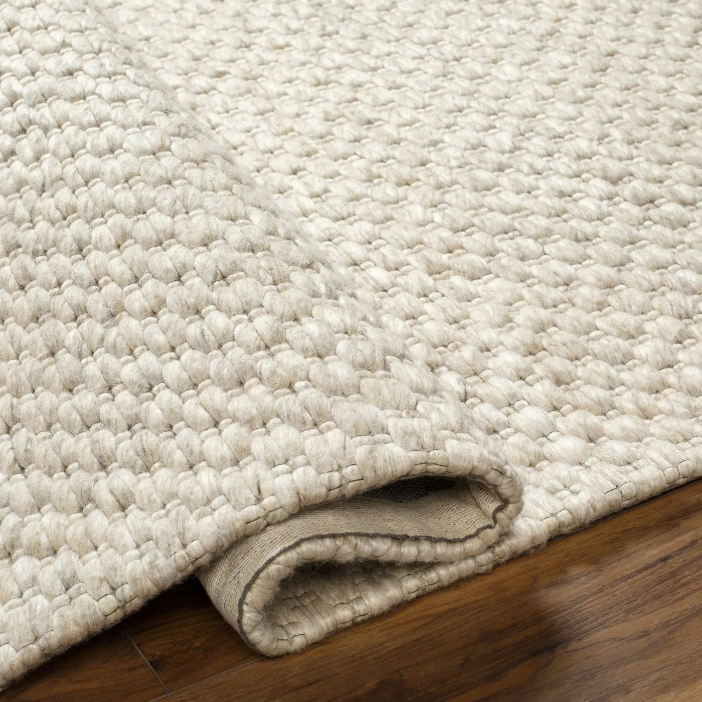 Kassa Beige Hand Woven Area Rug by Boutique Rugs