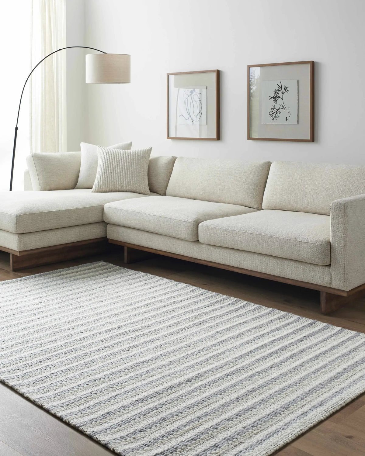 Laleh Gray Area Rug - Clearance, installed in a room 2