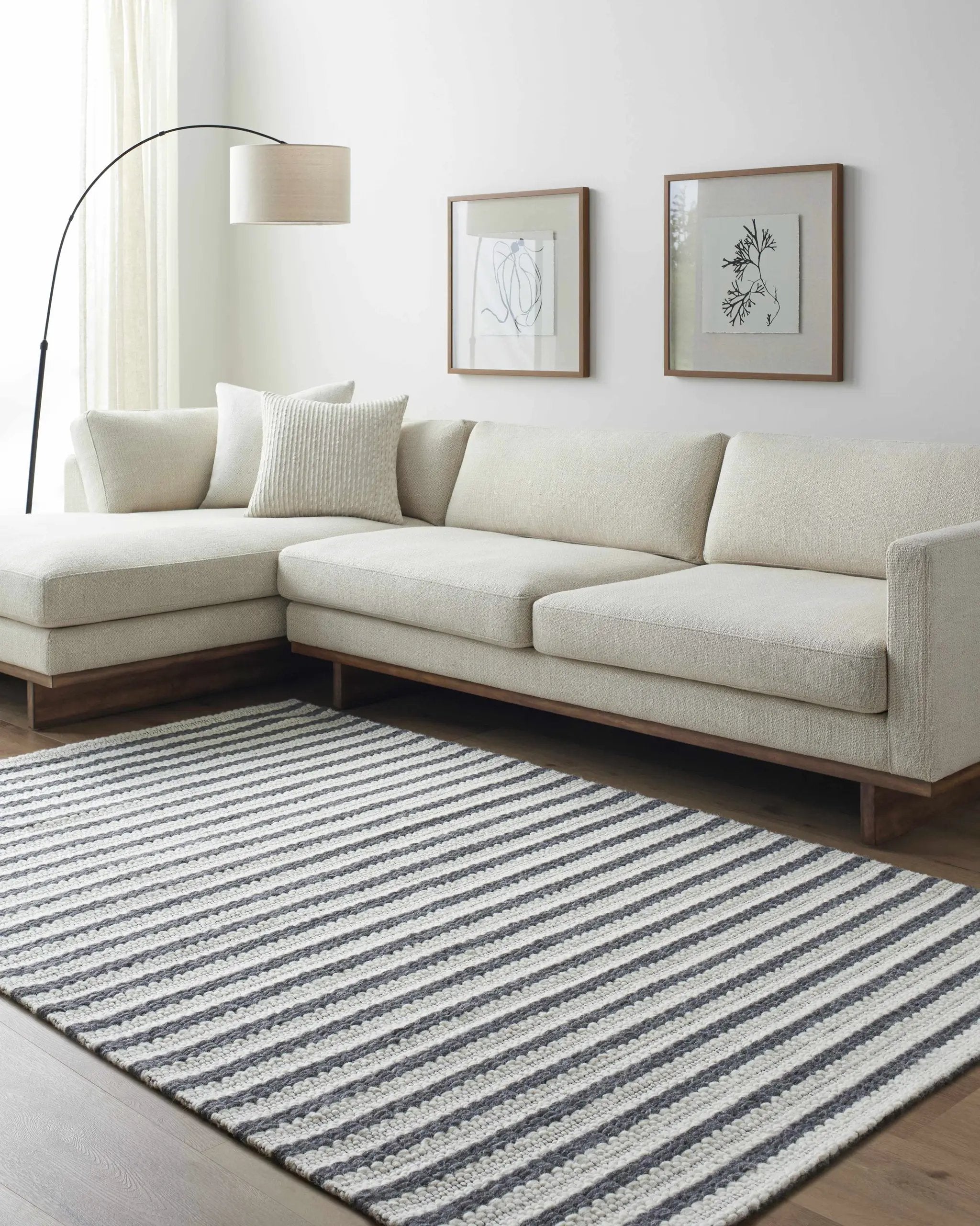 Laleh Cream & Gray Area Rug - Clearance by Boutique Rugs
