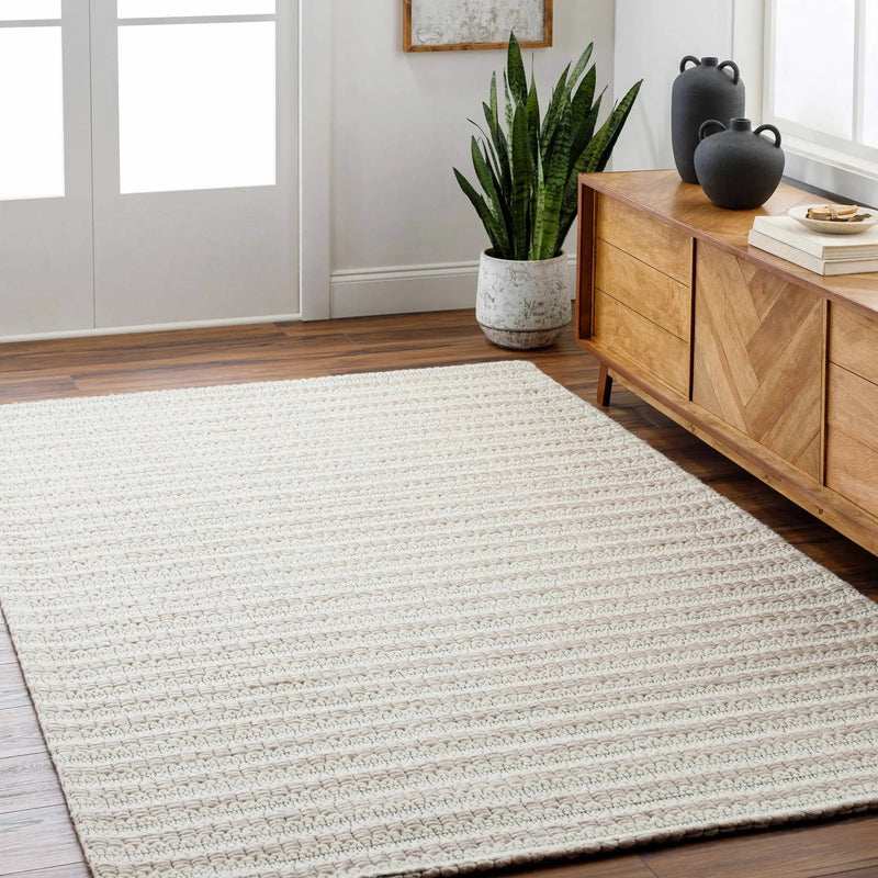 Laleh Cream & Black Area Rug - Clearance by Boutique Rugs