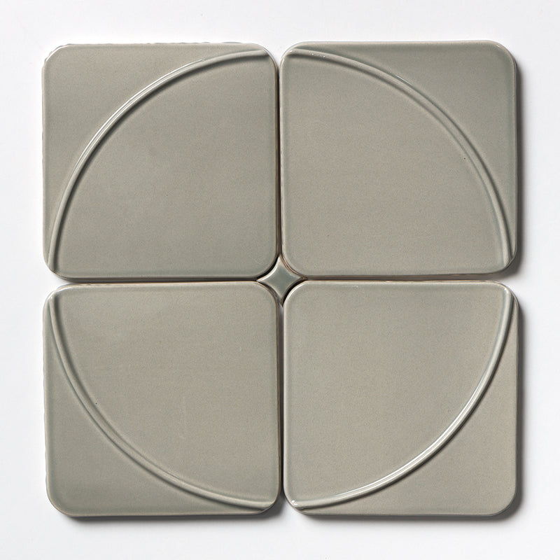 Serenity Glossy Mandala Ceramic Tiles 6x6 Ceramic Glossy 6x6 Tiles — 1