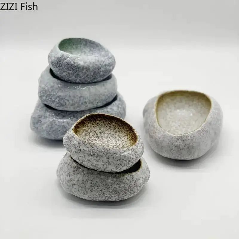 Serving Bowl - Stone Ceramic Large by House Of Avana