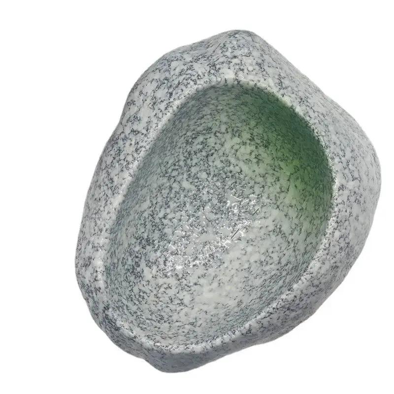 Serving Bowl - Stone Ceramic Large by House Of Avana