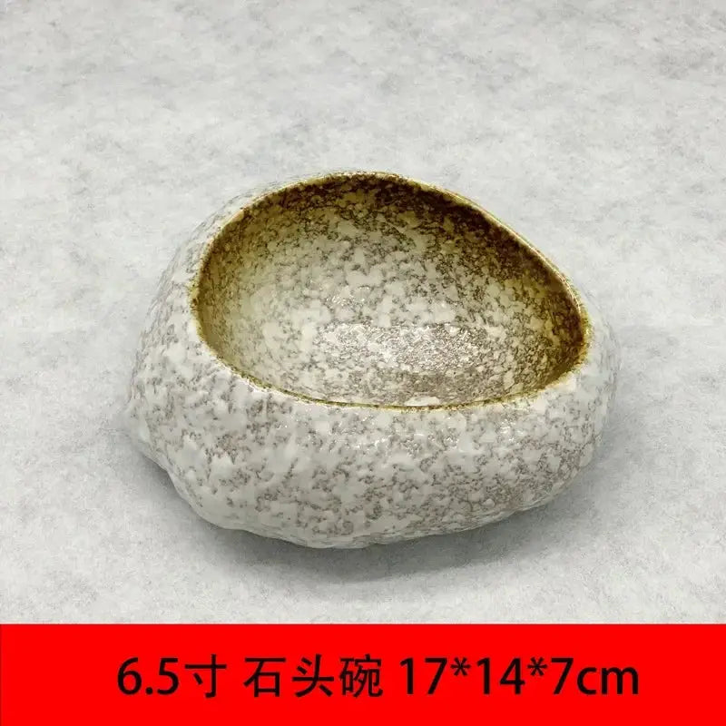 Serving Bowl - Stone Ceramic Large by House Of Avana