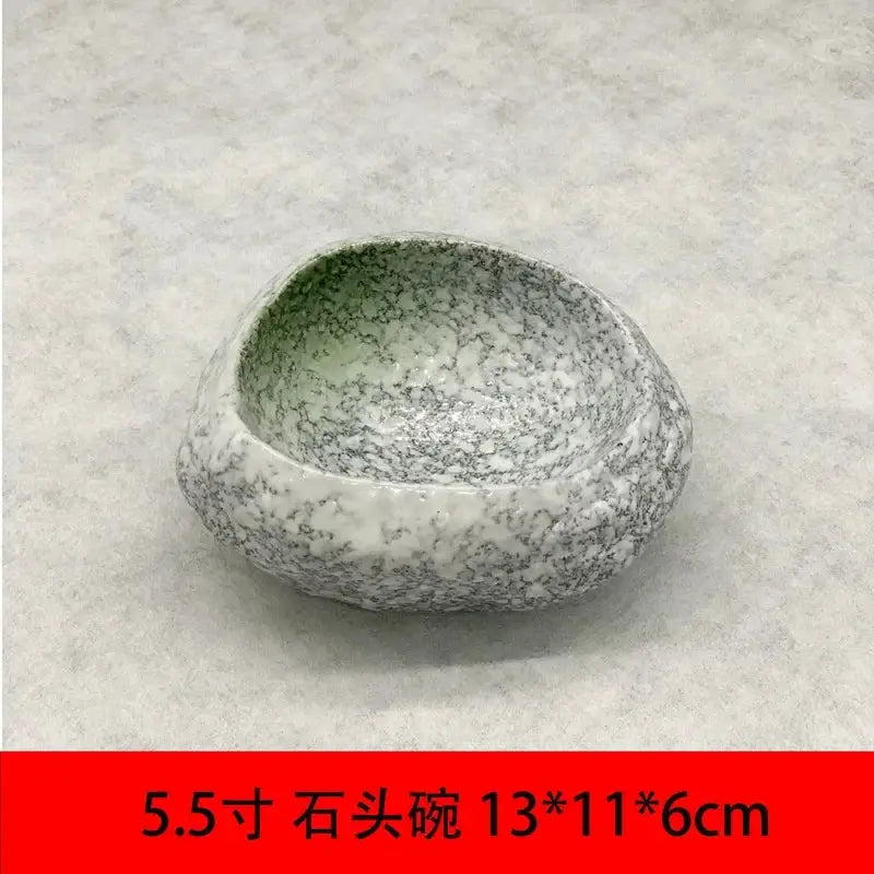 Serving Bowl - Stone Ceramic Large by House Of Avana