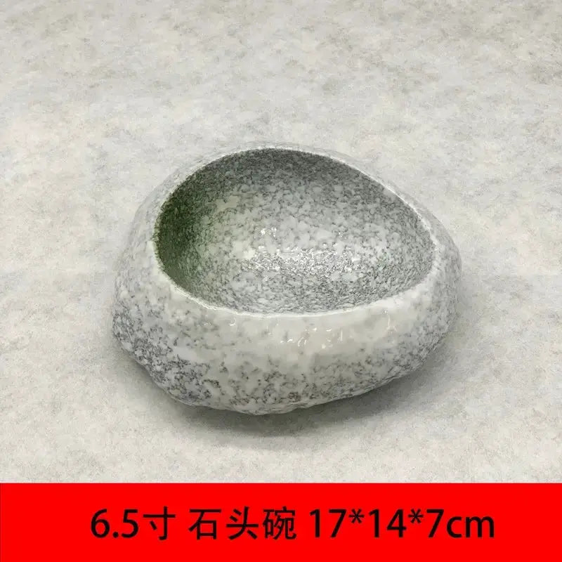 Serving Bowl - Stone Ceramic Large by House Of Avana