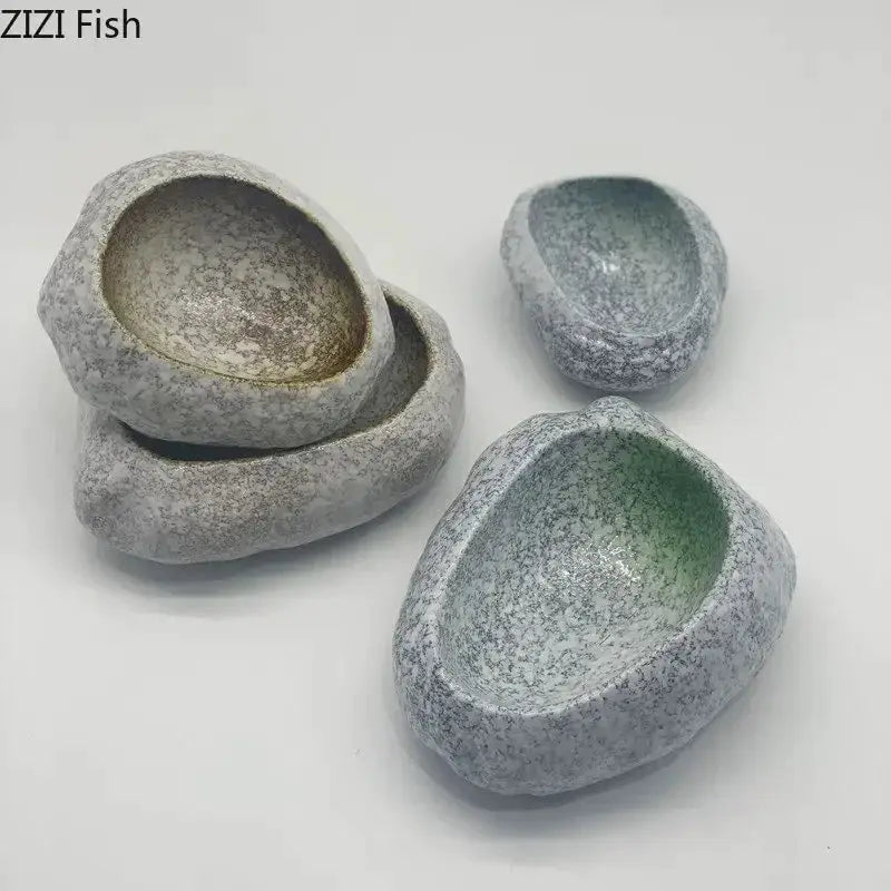 Serving Bowl - Stone Ceramic Large by House Of Avana