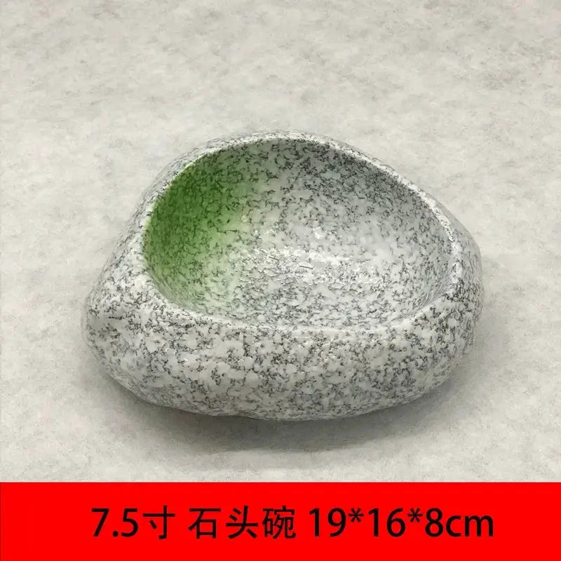 Serving Bowl - Stone Ceramic Large by House Of Avana