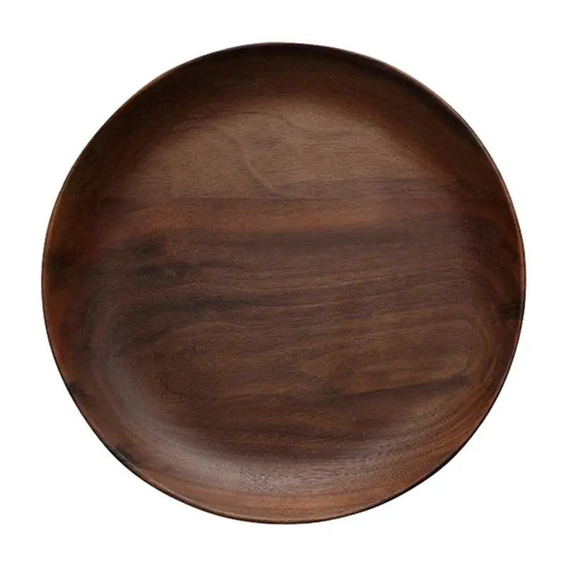 Serving Plate - Wooden Black Walnut 15cm by House Of Avana