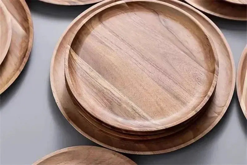 Serving Platter - Eco-Friendly Wood Round by House Of Avana