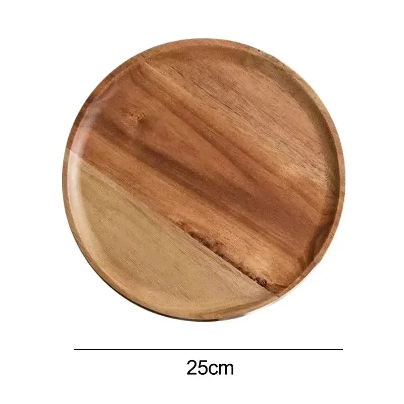 Serving Platter - Eco-Friendly Wood Round by House Of Avana