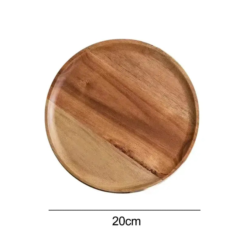 Serving Platter - Eco-Friendly Wood Round by House Of Avana