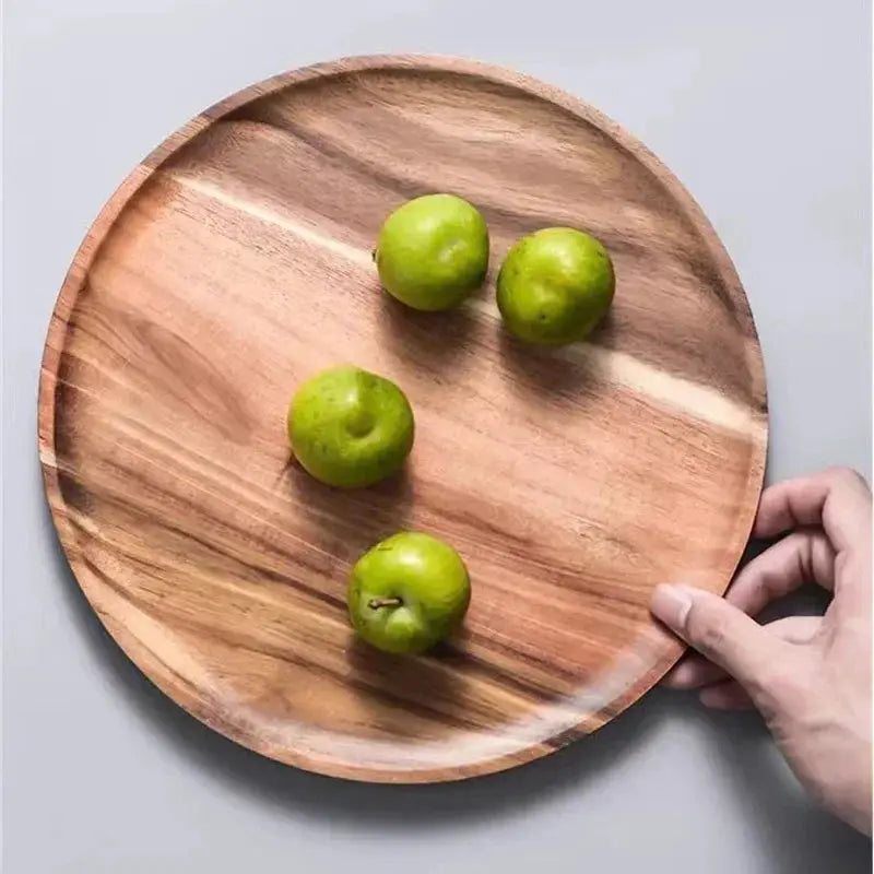 Serving Platter - Eco-Friendly Wood Round by House Of Avana