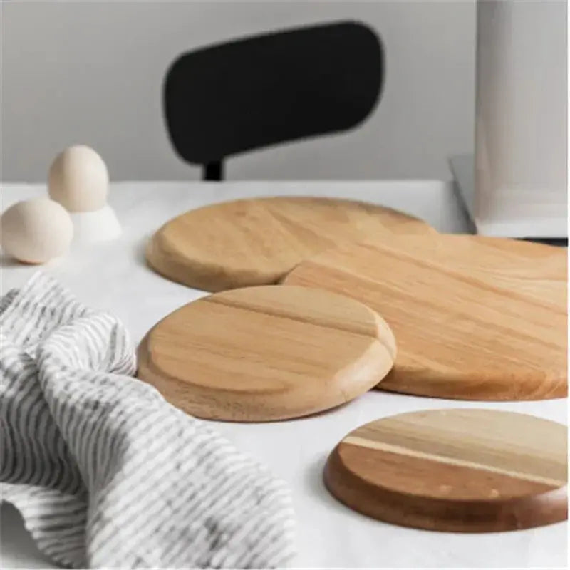 Serving Platter - Eco-Friendly Wood Round by House Of Avana
