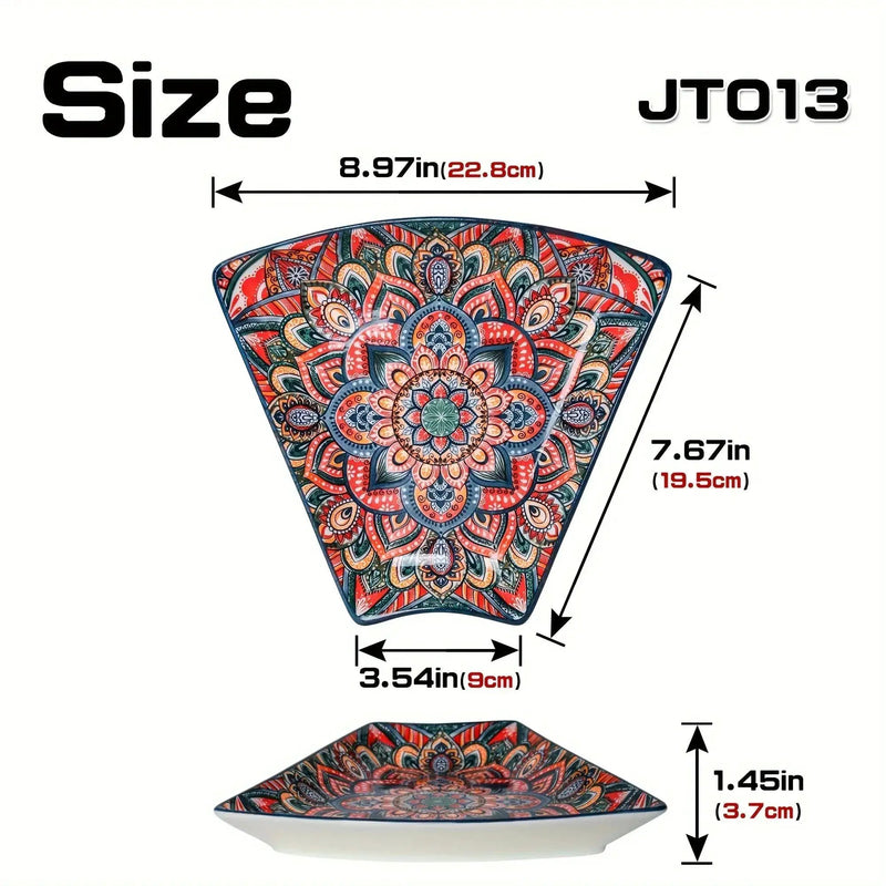 Serving Platter - Lacquered Ceramic Tiered by House Of Avana