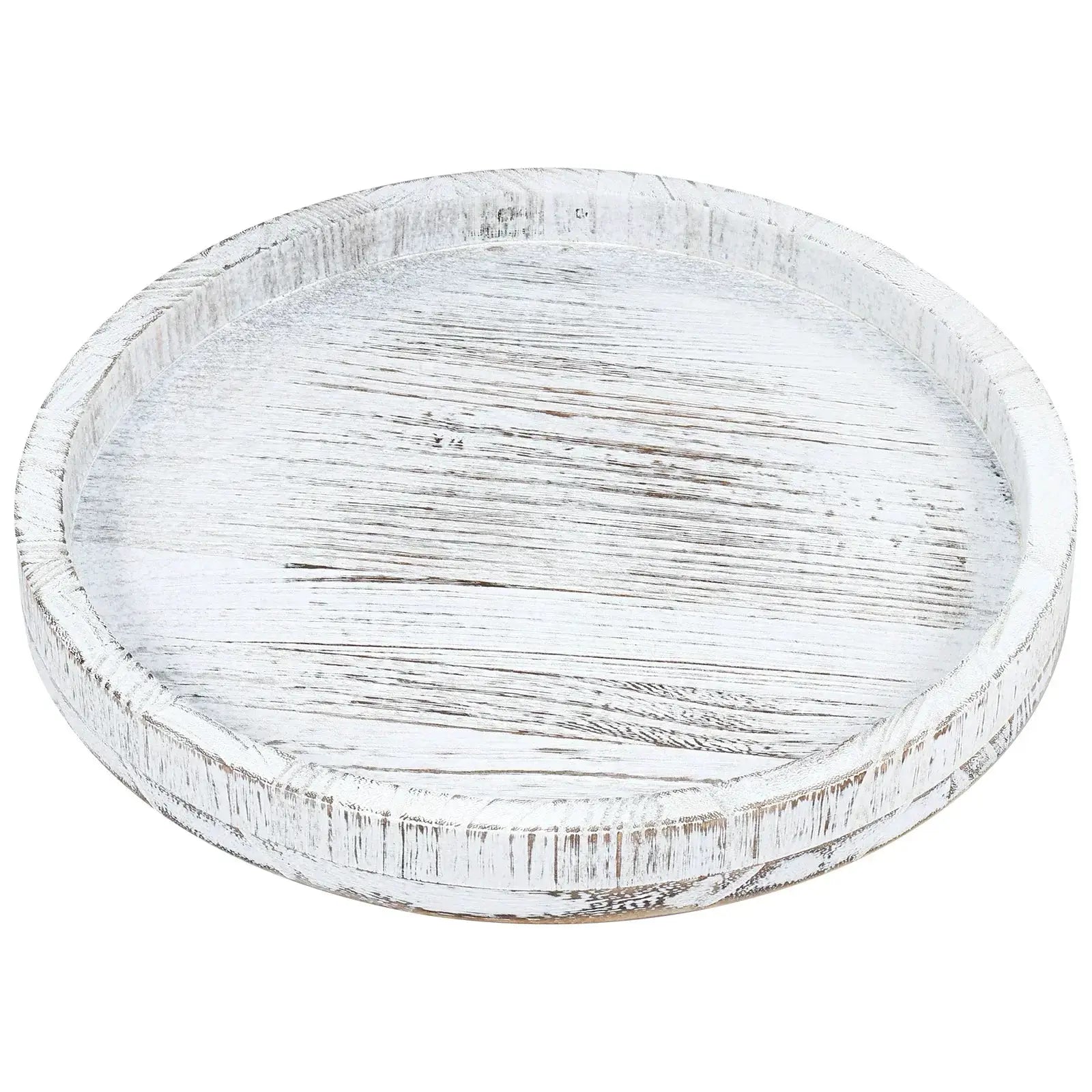 Serving Platter - Retro Wooden Round 30cm by House Of Avana
